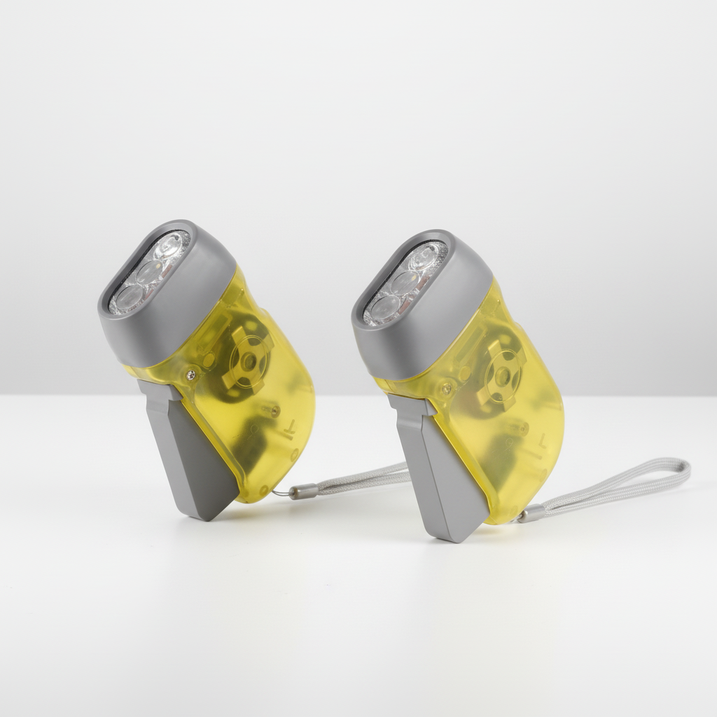 Kompakte Kurbel Taschenlampe - HandiGlow