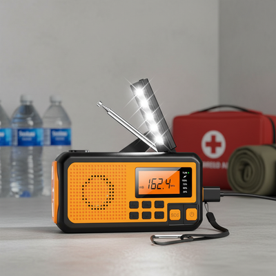 Kompaktes Notfallradio Mit Solarfeld - SafeChord