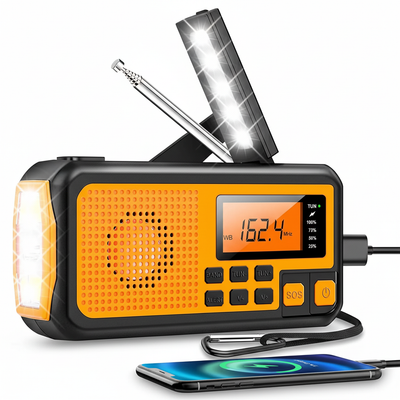 Kompaktes Notfallradio Mit Solarfeld - SafeChord