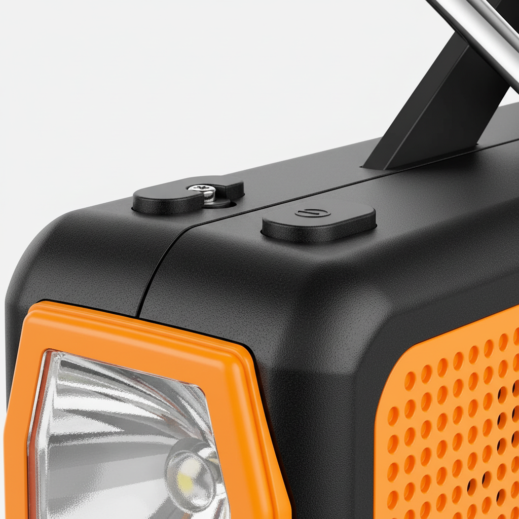 Kompaktes Notfallradio Mit Solarfeld - SafeChord