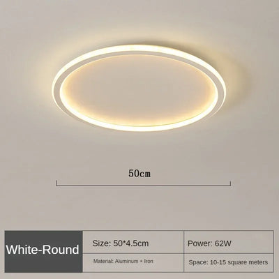 Scandinavische Ronde Plafondlamp - NordicGlow