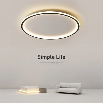 Scandinavische Ronde Plafondlamp - NordicGlow