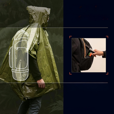 Leichter Outdoor Notponcho - PackPoncho
