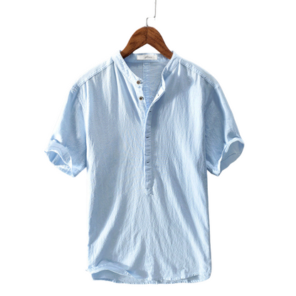 Zomer T-shirt voor heren van ademende stof – Elias