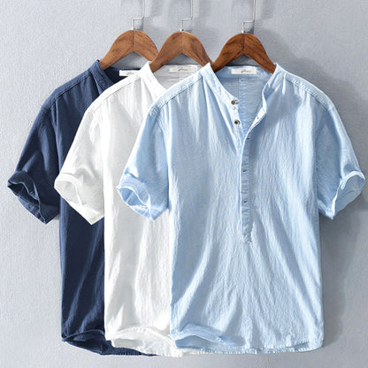 Zomer T-shirt voor heren van ademende stof – Elias