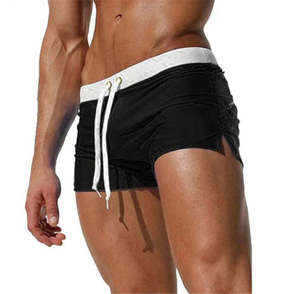 Sneldrogende heren zwemshorts met zakken - Leano