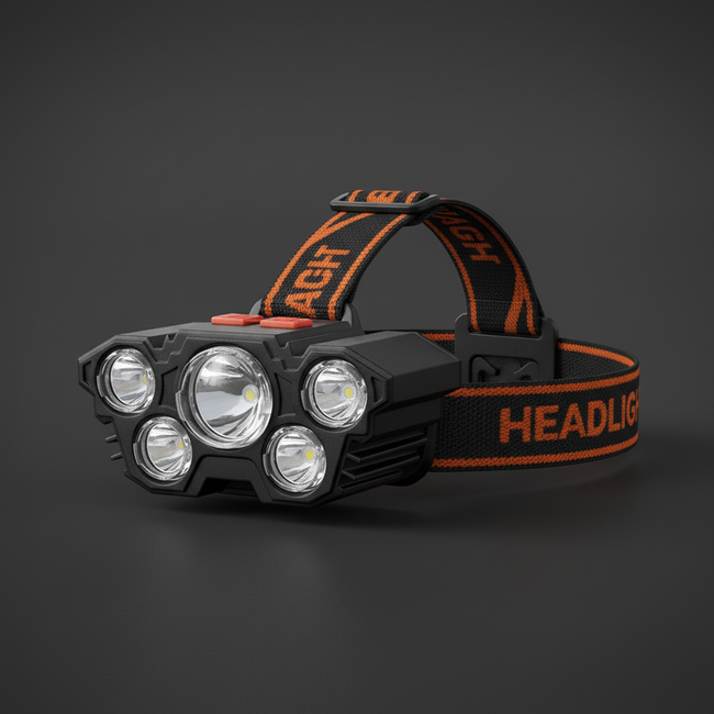 Multimodus Outdoor Sicherheitslampe - Headflux