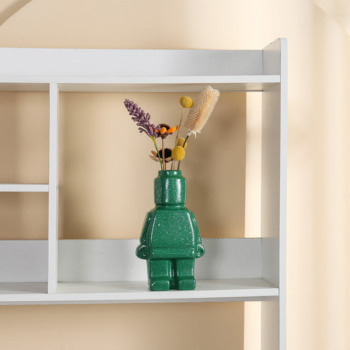 Robot Bloempotten van Keramiek - BrickBotanica
