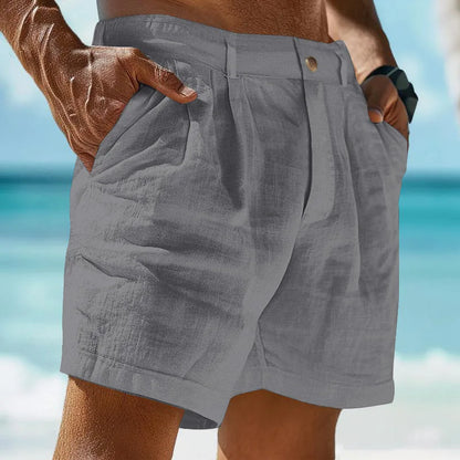 Luchtige zomer-short voor heren van linnen – Jonas