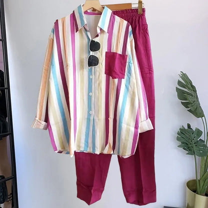 Tweedelige Dames Linnen Zomerset - Zayenne