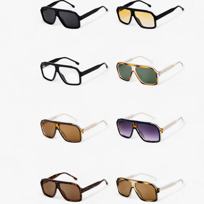 Winddichte Oversized Punk Zonnebril - Vortex