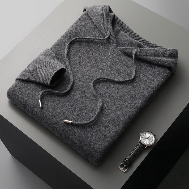 Heren Hoodie van Merinowol – Cassiano