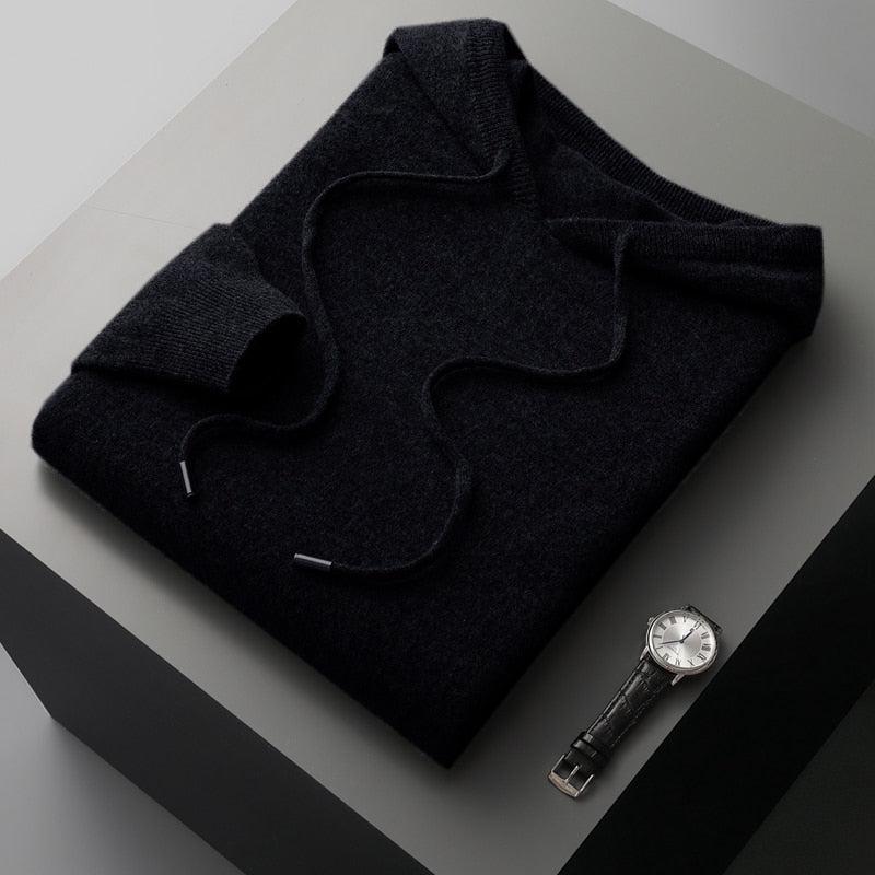 Heren Hoodie van Merinowol – Cassiano