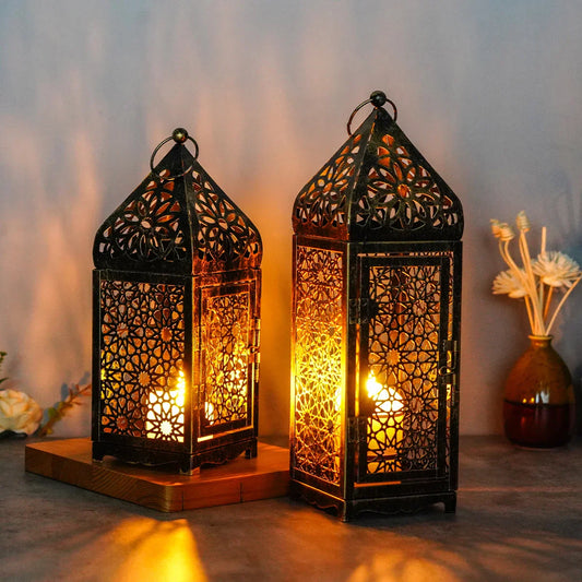 Bronzen Vintage Windlicht - Victor