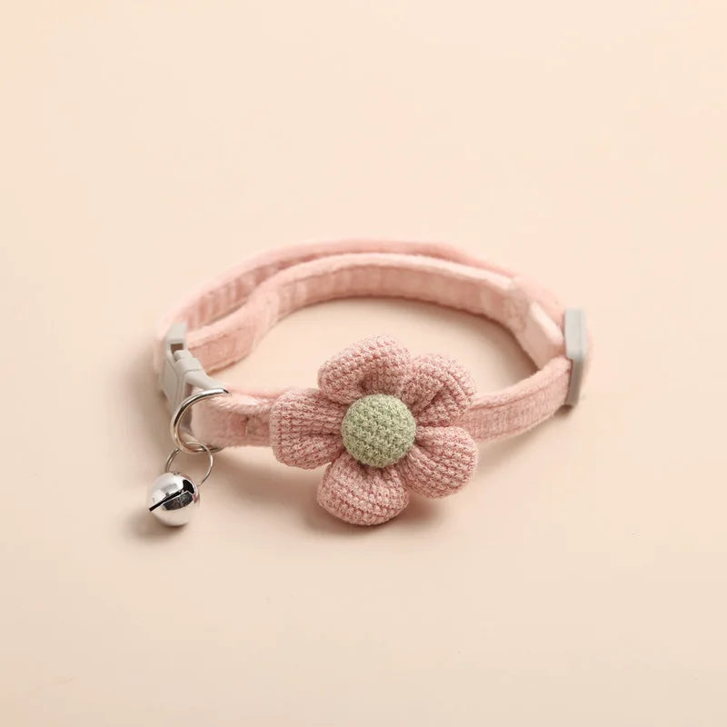 Verstelbare Kattenhalsband met Bloem - FlowerCharm