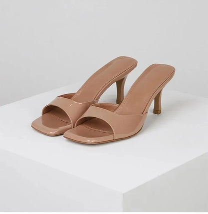 Open hak-mules voor dames - Mirella