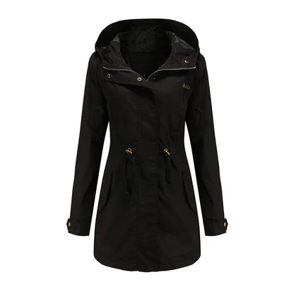 Stijlvolle Dames Jas met Capuchon – Marielle