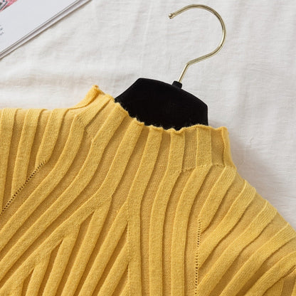 Damestrui met opstaande kraag en lange mouwen – Elodie