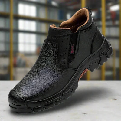 Heren veiligheidsschoenen waterdicht met stalen neus & brede pasvorm – Arvid