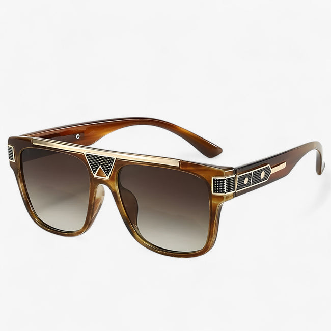 Vintage Piloten Zonnebril met Spiegelende Glazen – Aerion