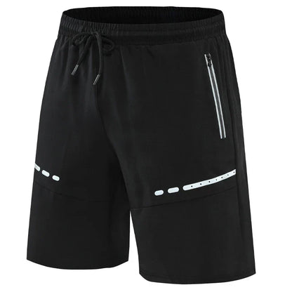 Sportieve & Stijlvolle Slim-Fit Trainingsshorts met Ritszakken – Kian