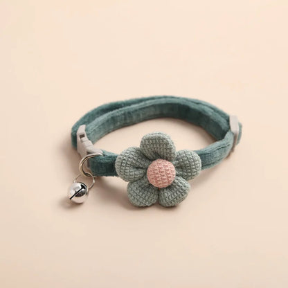 Verstelbare Kattenhalsband met Bloem - FlowerCharm