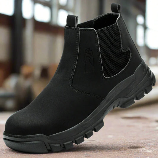 Heren Veiligheidswerklaarzen waterdicht met stalen neus & brede pasvorm – Magnus