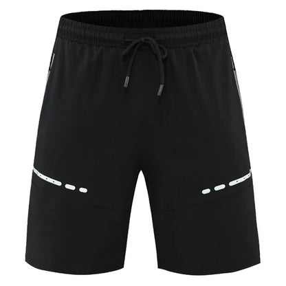 Sportieve & Stijlvolle Slim-Fit Trainingsshorts met Ritszakken – Kian