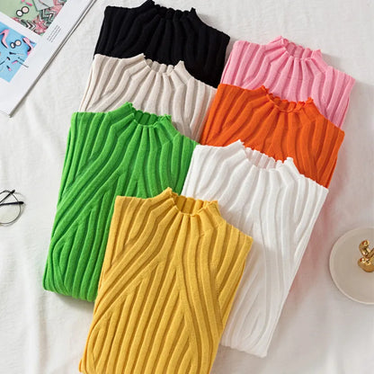 Damestrui met opstaande kraag en lange mouwen – Elodie