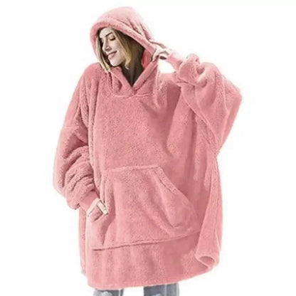 Oversized flanellen dekentrui voor dames en heren – FleeceHaven
