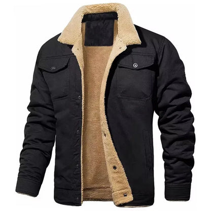 Heren Katoenfleece Bomberjack – Ewan
