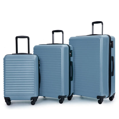3-Delige Blauwe ABS-Hardshell Kofferset – Belgrado