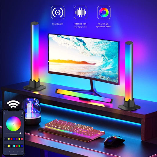 Muzieksynchronisatie LED Lichtbalken - LumiRhythm