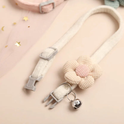 Verstelbare Kattenhalsband met Bloem - FlowerCharm
