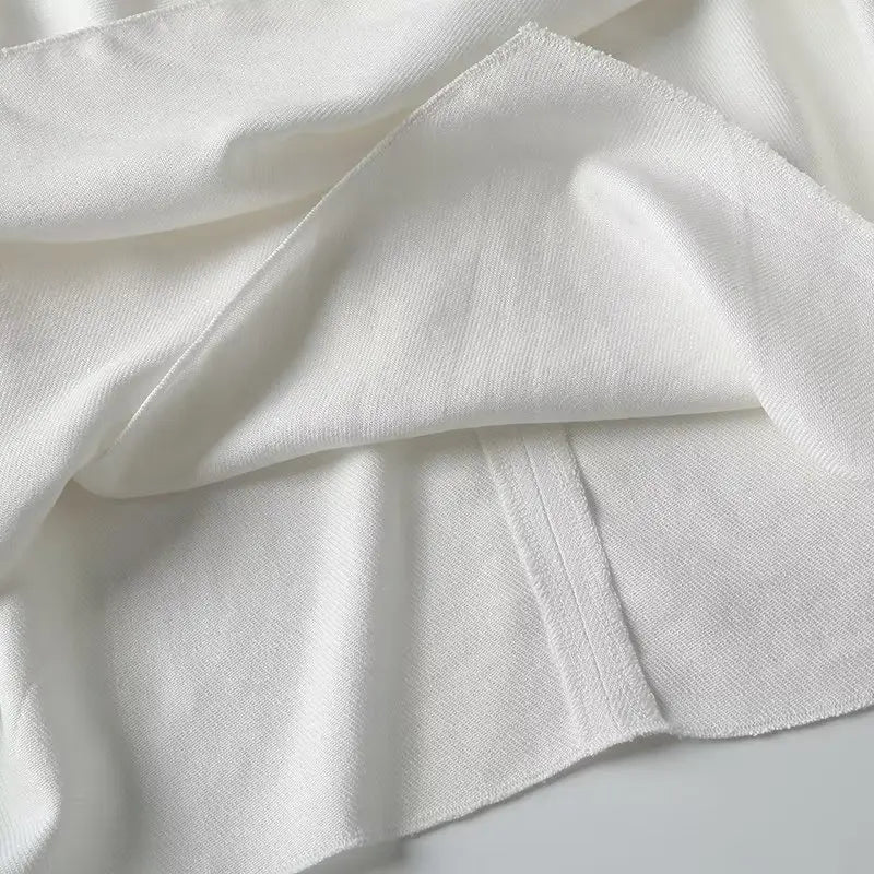Witte Luchtige & Stijlvolle Mouwloze Linnen Damesblouse - Amira