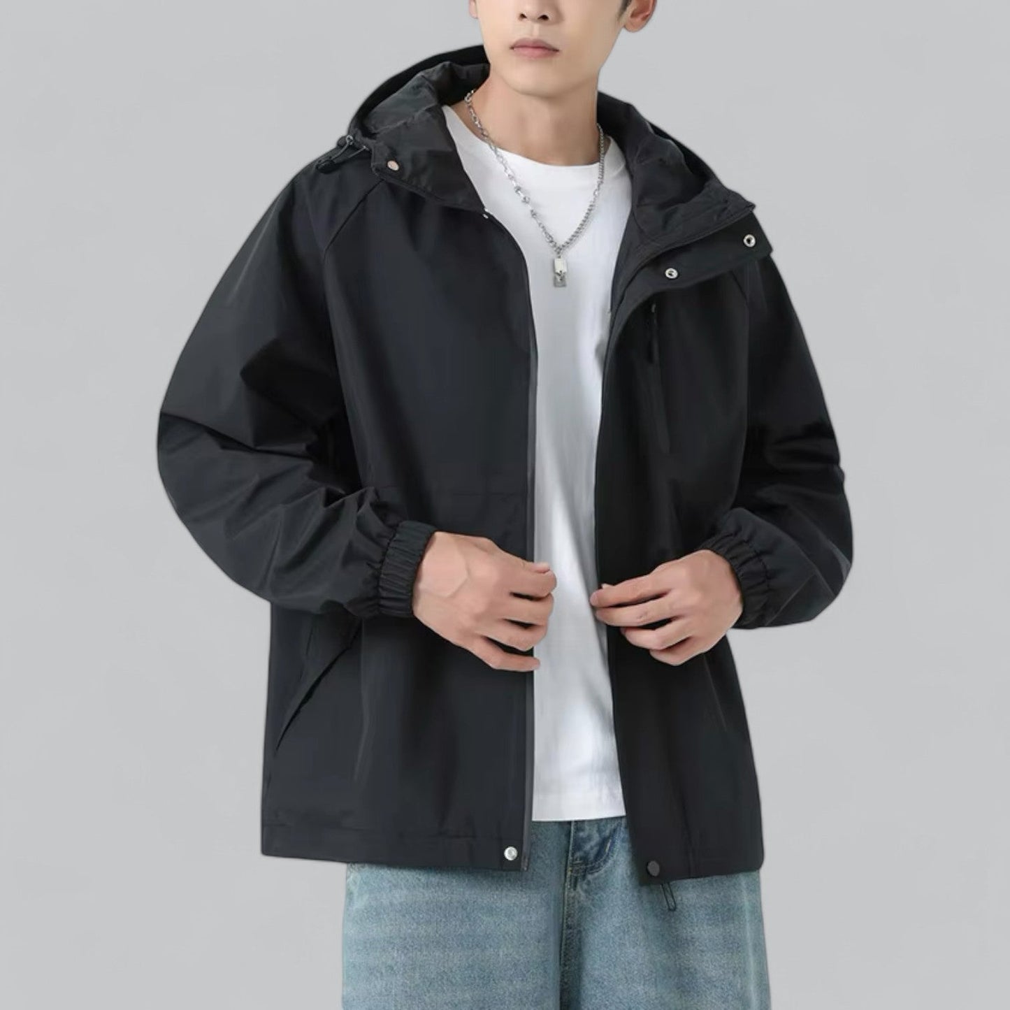 Heren Windjack met Relaxed Fit & Weerbescherming – Damian