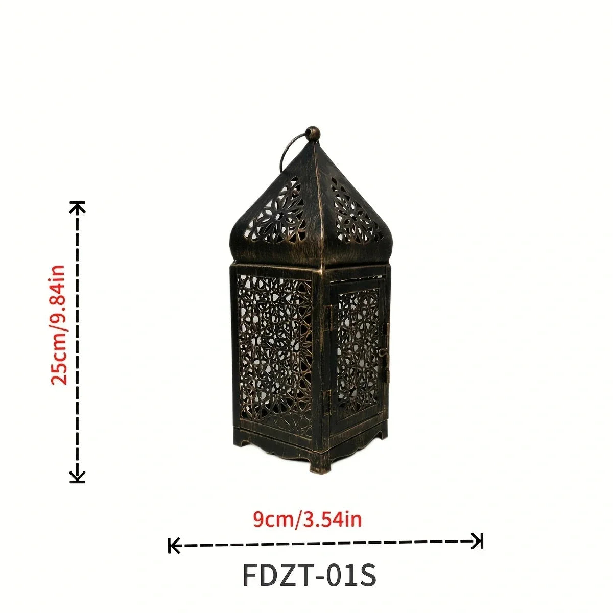 Bronzen Vintage Windlicht - Victor