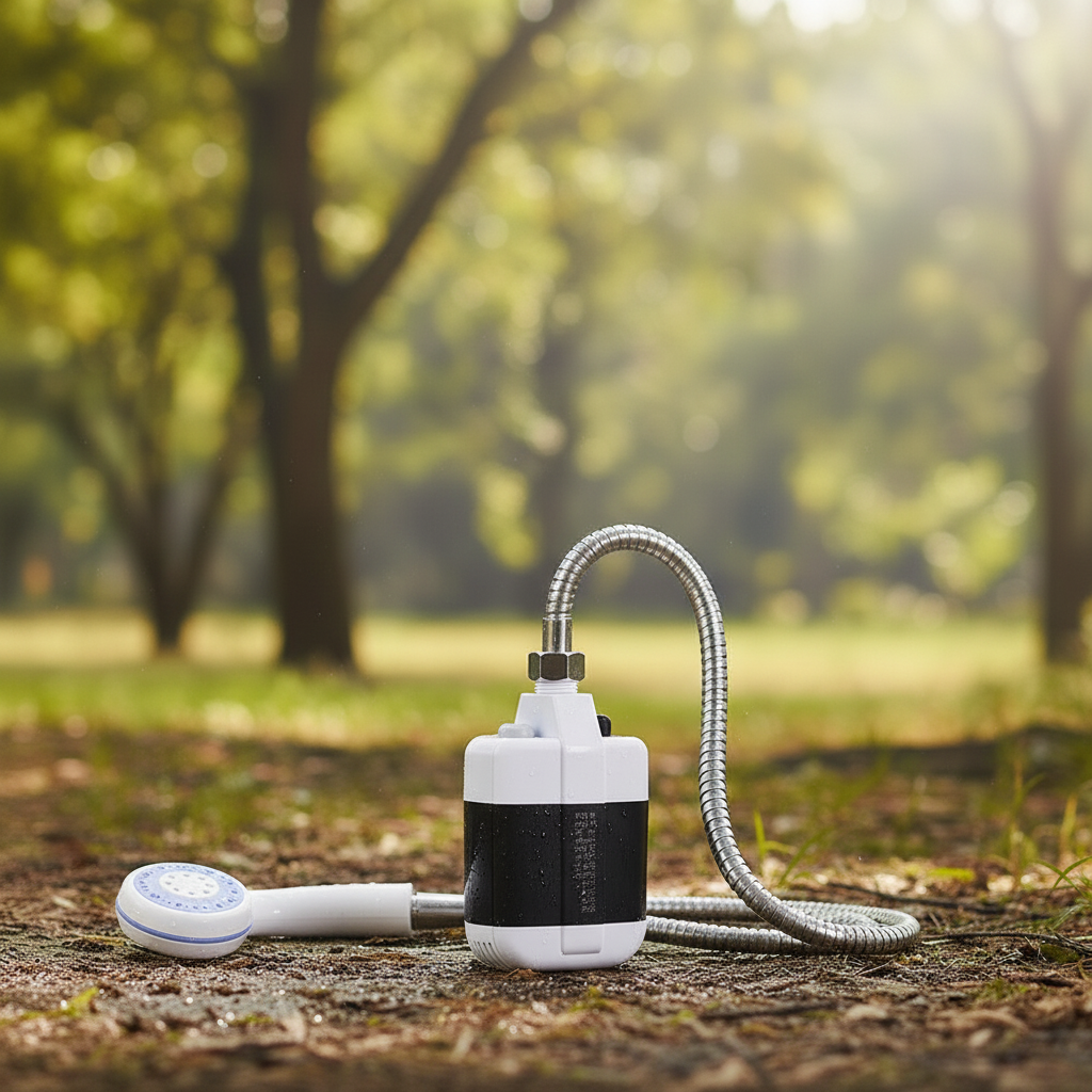 Schlauch Handbrause Mit Akku - NomadShower