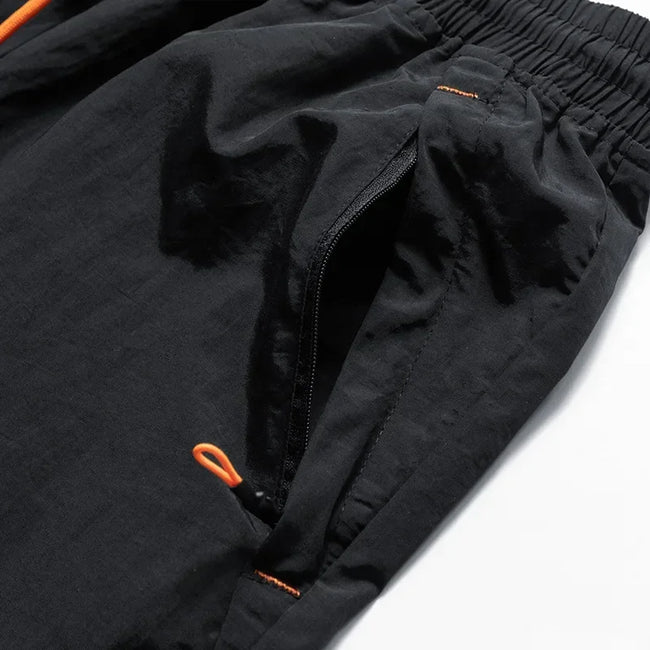 Heren Hardloopshorts met Mesh Binnenbroekje en Ritszakken – Nikoas