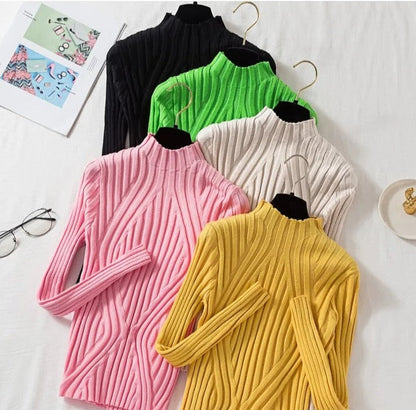 Damestrui met opstaande kraag en lange mouwen – Elodie