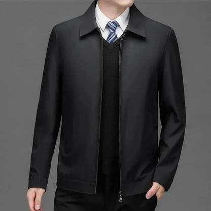 Gevoerde heren winterjas van polyester - Arvid