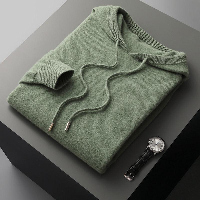 Heren Hoodie van Merinowol – Cassiano