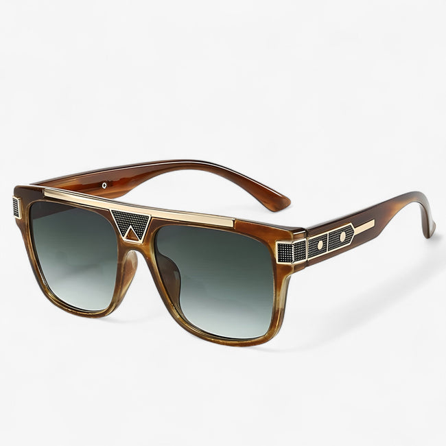 Vintage Piloten Zonnebril met Spiegelende Glazen – Aerion