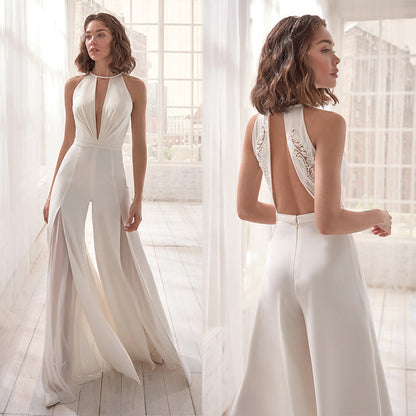 Trendy dames jumpsuit met V-hals – Noemi