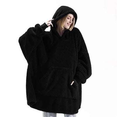 Oversized flanellen dekentrui voor dames en heren – FleeceHaven