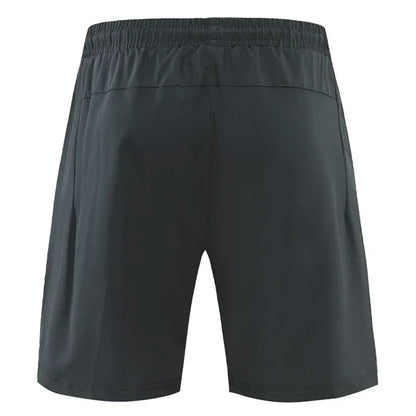 Sportieve & Stijlvolle Slim-Fit Trainingsshorts met Ritszakken – Kian