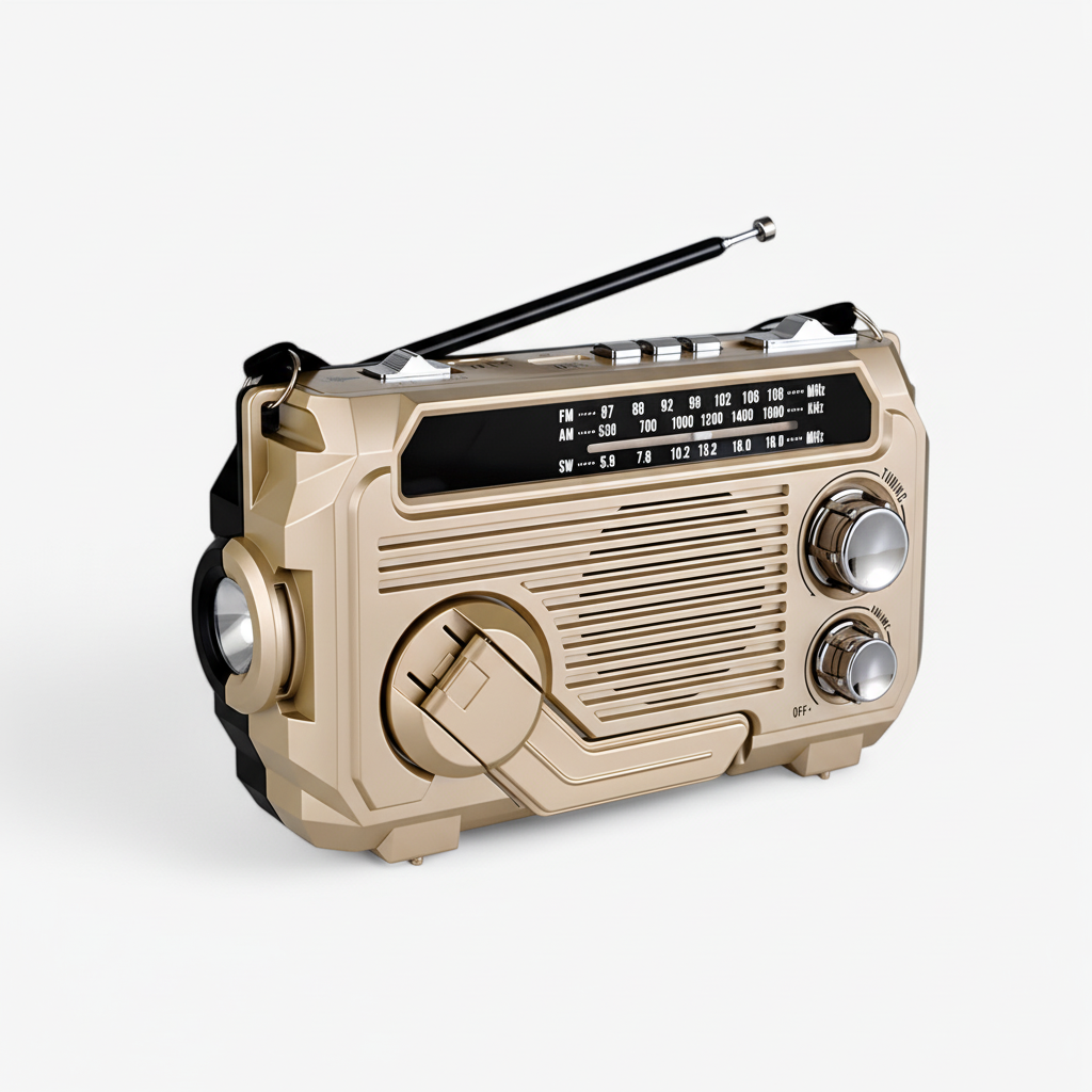 Solarbetriebene Notfallradioeinheit - PowerHaven