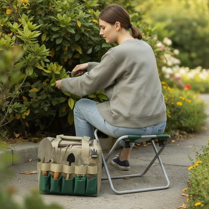 Stahlrahmen Klapphocker Aus Stoff - FieldBuddy