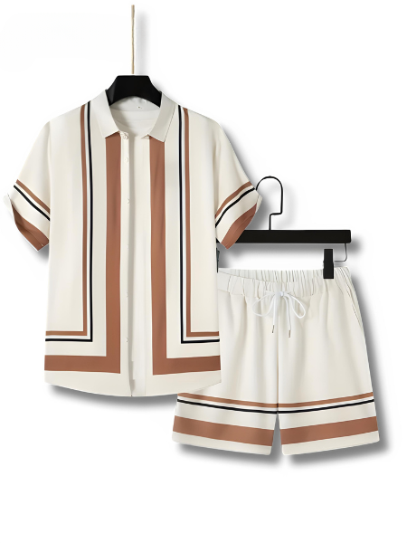 Tweedelige Set met Streepdesign - Mateo