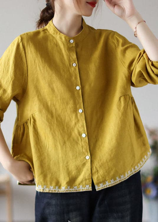 Dames Geborduurde Herfsttop – Yara